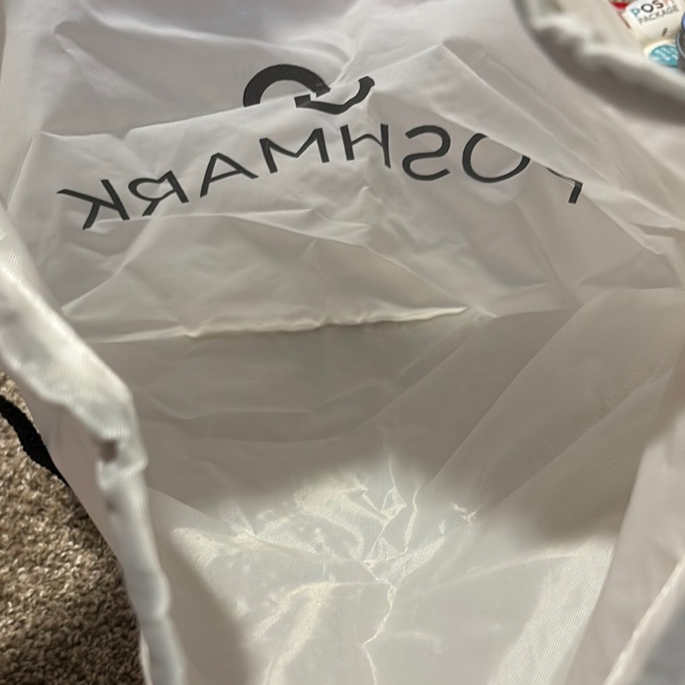 Poshmark White Drawstring Bag - Picture 5 of 5